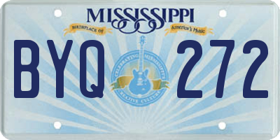 MS license plate BYQ272