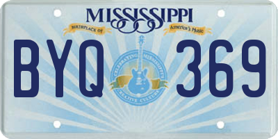 MS license plate BYQ369