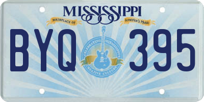 MS license plate BYQ395