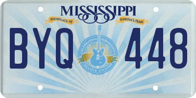 MS license plate BYQ448