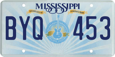MS license plate BYQ453