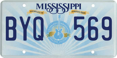 MS license plate BYQ569