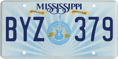 MS license plate BYZ379