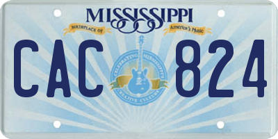 MS license plate CAC824