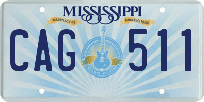 MS license plate CAG511
