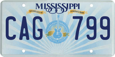 MS license plate CAG799