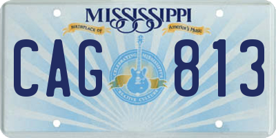 MS license plate CAG813