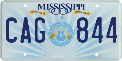 MS license plate CAG844