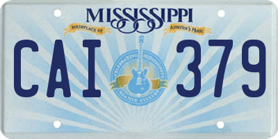 MS license plate CAI379