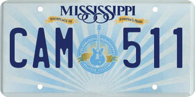 MS license plate CAM511