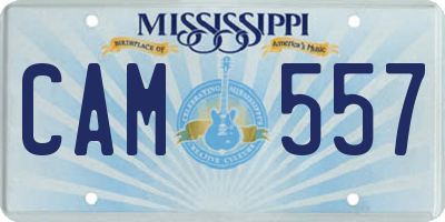 MS license plate CAM557