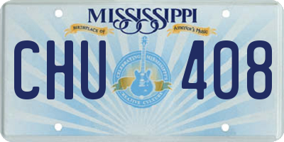 MS license plate CHU408