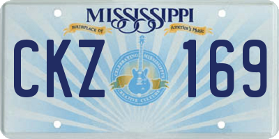 MS license plate CKZ169