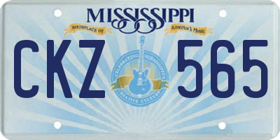 MS license plate CKZ565