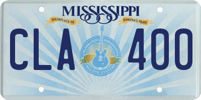 MS license plate CLA400