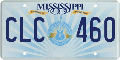 MS license plate CLC460