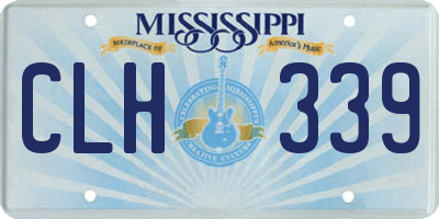 MS license plate CLH339