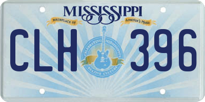 MS license plate CLH396