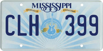 MS license plate CLH399