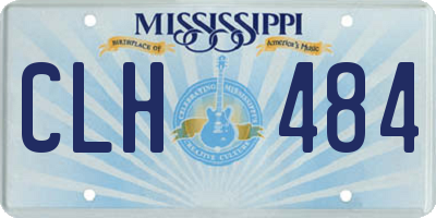 MS license plate CLH484