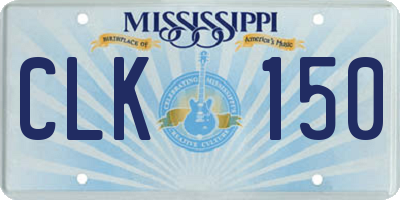 MS license plate CLK150