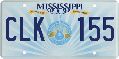 MS license plate CLK155