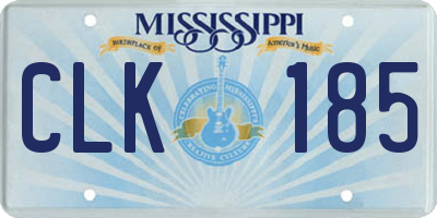 MS license plate CLK185