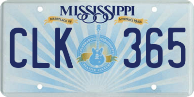 MS license plate CLK365