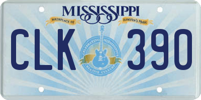 MS license plate CLK390