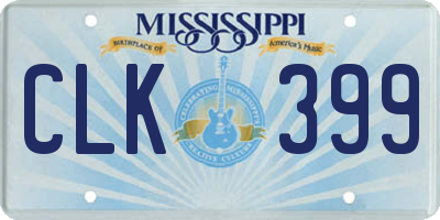 MS license plate CLK399
