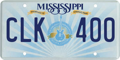 MS license plate CLK400