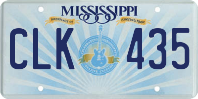 MS license plate CLK435