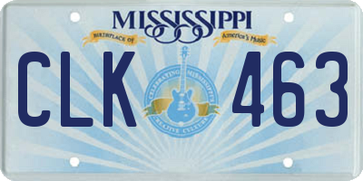 MS license plate CLK463