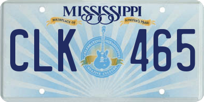 MS license plate CLK465