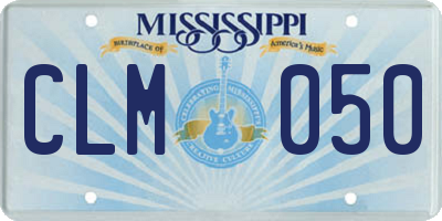 MS license plate CLM050