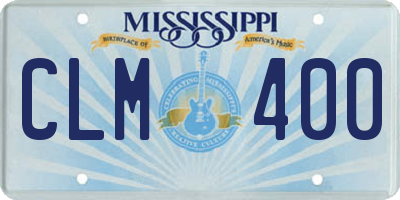 MS license plate CLM400