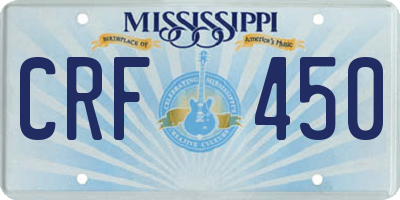 MS license plate CRF450