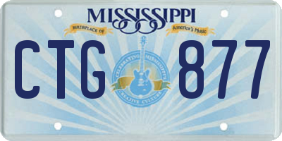 MS license plate CTG877
