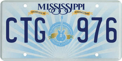 MS license plate CTG976
