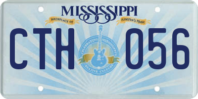 MS license plate CTH056