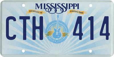 MS license plate CTH414