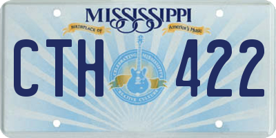 MS license plate CTH422