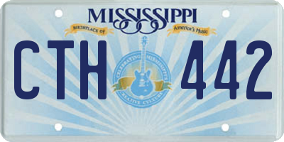 MS license plate CTH442