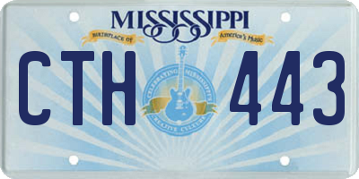 MS license plate CTH443