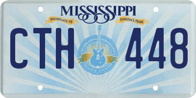 MS license plate CTH448