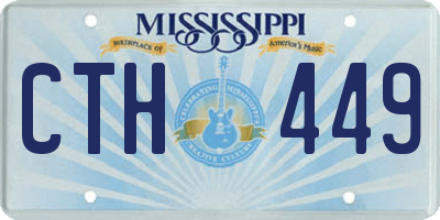 MS license plate CTH449