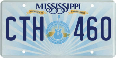MS license plate CTH460