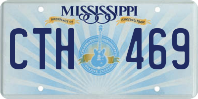 MS license plate CTH469