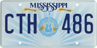 MS license plate CTH486