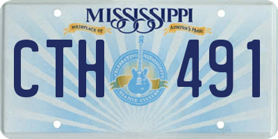 MS license plate CTH491